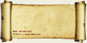 Tanja Sebić vizit kartica